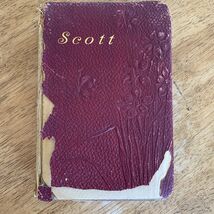 The Poetical Works Of Sir Walter Scott John W Lovell Co Leather 1800's Book - $11.00