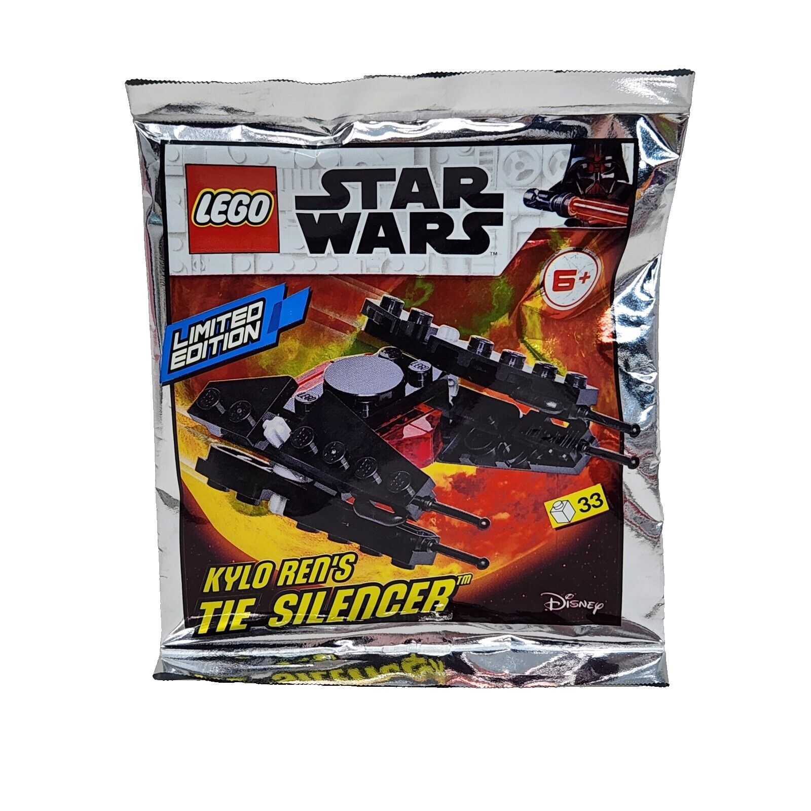 LEGO STAR WARS KYLO REN&#39;S FOIL TIE SILENCER NEW SEALED LIMITED EDITION #... - $9.50