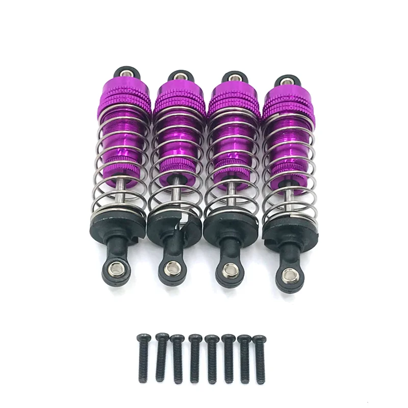 4 metal front and rear universal shock absorbers for Wltoys 124019 124018 124017 - £14.22 GBP