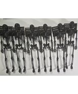 Lot of 6 Matte Black Spooky Halloween Skeleton, 6&quot; - €21,93 EUR