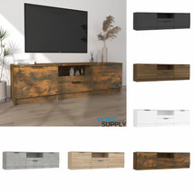 Modern Wooden Large TV Tele Stand Unit Cabinet With 2 Doors Drawer Open Storage - £68.24 GBP+