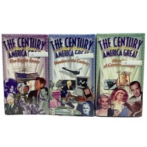 The Century That Made America Great VHS Tapes Sealed 3 Volumes Vintage 90&#39;s 1996 - £7.12 GBP