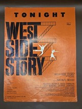 1957 Vintage Sheet Music-TONIGHT West Side Story &quot;Natalie Wood&quot; G.Schirmer Inc. - $9.98