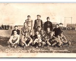RPPC Arlington High School Football Team 1910 Champions St Paul MN Postc... - £35.44 GBP