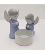Colonial Candle Praying Angels Cherubs Votive Tealight Candle Holder Cer... - £12.16 GBP