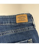 Levi&#39;s Signature Womens Mid Rise Botcut Jeans Sz 12S 31x30 Blue - $353.71 MXN