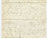 1856 Hand Written Speech Delivered to Comment on Presidential Election  - $123.94