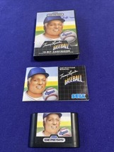 Tommy Lasorda Baseball (Sega Genesis, 1989) Authentic CIB Complete - Tes... - £7.67 GBP