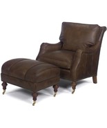 Ottoman Ottoman Traditional Traditional Wood Leather Wood Leather R MK-388 - £1,862.87 GBP