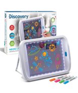 Discovery Neon LED Glow Drawing Board, Clear Display Tracing Tablet W/ 4... - £31.49 GBP