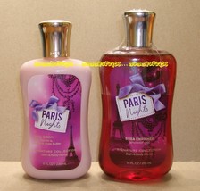 Paris Nights Bath and Body Works Body Lotion Shower Gel Full Size - £14.35 GBP