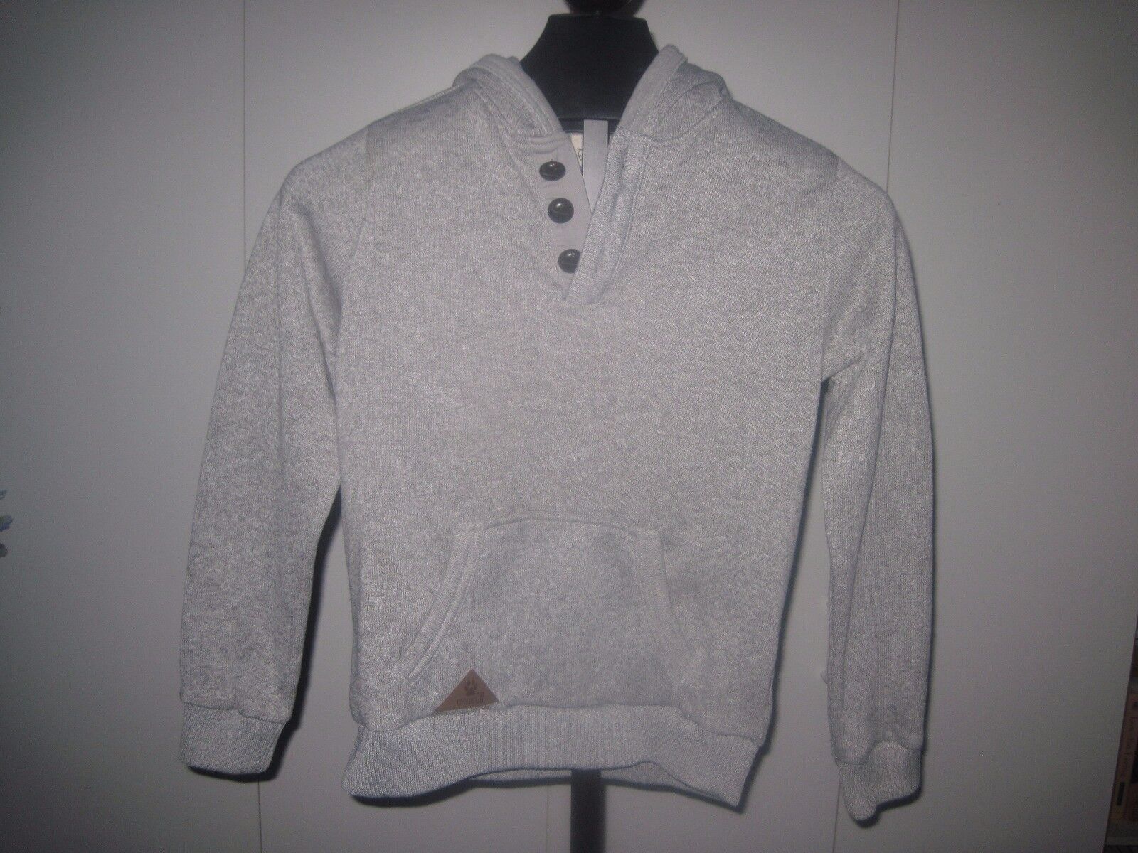 Primary image for TRECKING CO. COOL CLUB TEEN Sz. 13(158 EURO) GRAY HOODIE-HEAVY/WARM-WORN ONCE