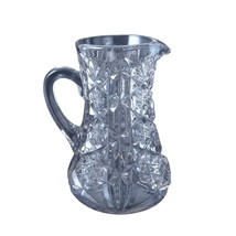 c1900 EAPG Mold Blown Water Pitcher Early American Pattern Glass - $94.05
