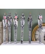 Ebros Medieval Crusader Knights Of The Cross Writing Pens Office Station... - $35.54 CAD