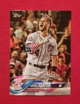 2018 Topps Update Bryce Harper #US202 Washington Nationals FREE SHIPPING - $2.24