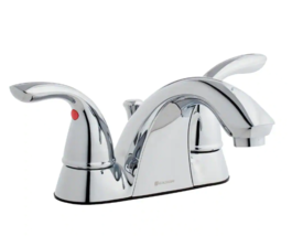 Glacier Bay 505-838 Builders Centerset 2-Handle Low-Arc Bathroom Faucet - Chrome - £23.62 GBP