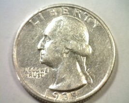 1935 Washington Quarter Extra Fine / About Uncirculated+ XF/AU+ Nice Coin EF/AU+ - $14.00