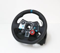 Logitech G29 Driving Force Racing Wheel and Floor Pedals 941-000110 - Black image 2