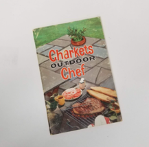 1961 Charkets Outdoor Chef BBQ Cookbook Vintage Grilling MCM Illustrated Recipe - £6.39 GBP