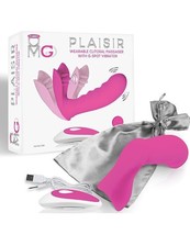 OMG Plaisir Wearable Clitoral Massager w/G-Spot Vibrator Pink - $55.54