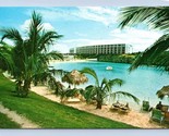 Sonesta Beach Hotel Southampton Beach Bermuda Chrome Postcard L12 - $3.91