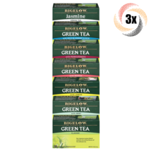 3x Boxes Bigelow Variety Flavor Green Tea | 20 Tea Bags Each | Mix &amp; Match - £16.50 GBP