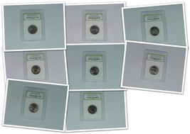8 Coins Pack INB Certified Lot USA State Quarters Brilliant Uncirculated BU 25c - £22.67 GBP