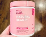 Love Sweat Fitness Natural Beauty Pink Dragonfruit Marine Collagen 9/24 - $56.09