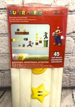 Super Mario Nintendo Peel And Stick 45 Wall Decals by Roommates Decorations - $12.00