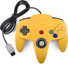 Classic N64 Controller, Miadore Rerto N64 Gaming Remote Gamepad, Yellow And Blue - £31.45 GBP