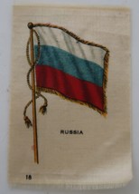 1910&#39;s Tobacco Silk Flag of Russia  # 18 in Series - $9.99