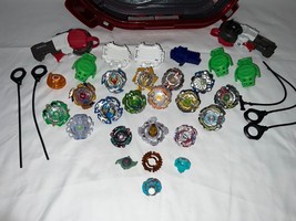 Lot of Beyblade Burst Turbo Arena w/ 15+ Tops Launchers and Accessories - £71.20 GBP