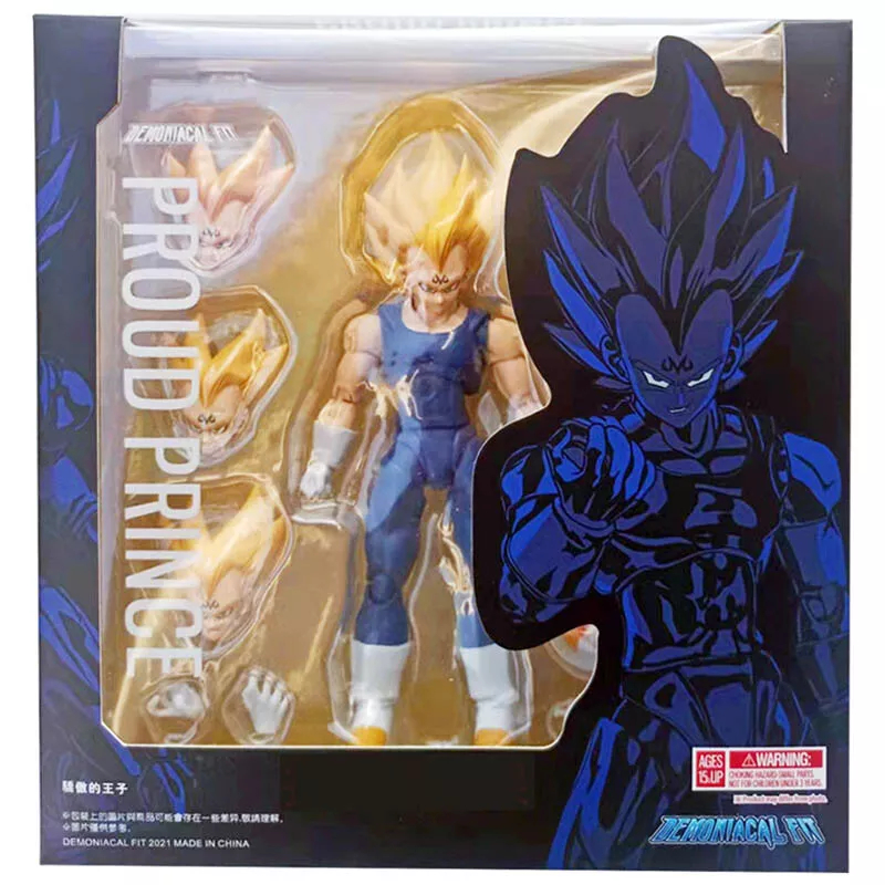 Vegeta Demoniacal Fit Proud Prince Vegeta 6 Action Figure 112 Official New - $39.99