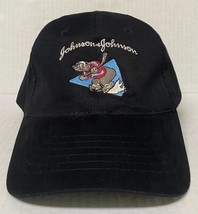 Johnson &amp; Johnson Ice Hockey Hat 90&#39;s Adjustable Cap Zkapz Advertising 961A - £22.04 GBP