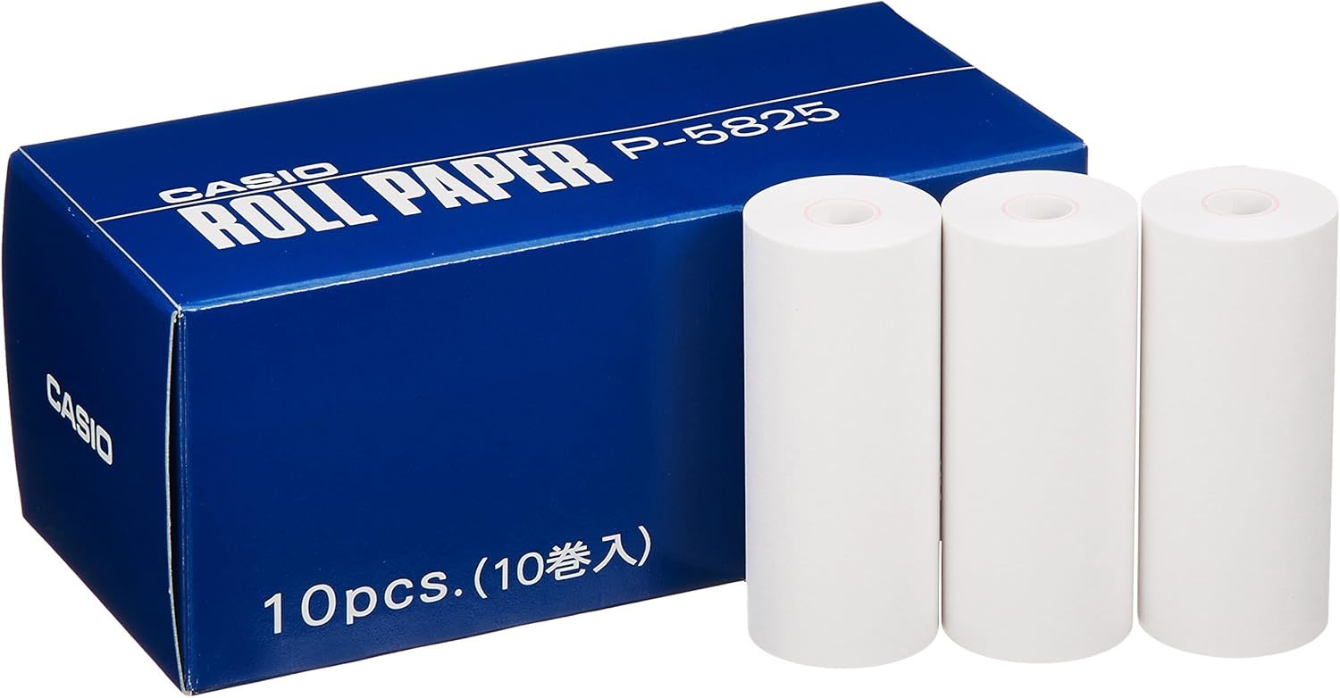 Casio P-5825-E Paper Calculator Internal Paper Roll Suitable For Hr-8Tec... - $35.99