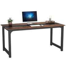 Modern Computer Desk, 70.8 X 31.5 Inch Large Office Desk Computer Table Study Wr - £248.89 GBP