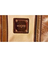 WOMENS MICHE BROWN BEIGE PAISLEY 17&quot; X 14&quot; X 7&quot; SHOULDER BAG PURSE CLASS... - $20.90 CAD