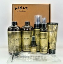 Wen Deluxe Hair Care Sweet Almond Mint 16oz Cleansing Conditioner Set Lo... - £103.90 GBP+