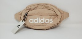 Adidas Core Waist Bag Fanny Pack Adjustable Bag, Magic Beige/Off White NEW - £18.68 GBP