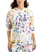 Jenni by Jennifer Moore Womens On Repeat Hooded Pajama Top  Medium  Bold Tiedye - £22.15 GBP