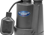 1/3 HP Thermoplastic Submersible Sump Pump with Tethered Float Switch - £141.90 GBP