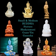 SMALL ARTISIAN BUDDHA STATUES-Guan-Yin Avalokitesvara Ganesha Shakyamuni... - $241.10 MXN+
