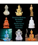 SMALL ARTISIAN BUDDHA STATUES-Guan-Yin Avalokitesvara Ganesha Shakyamuni... - $237.47 MXN+