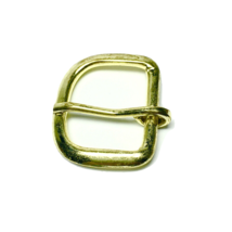 Vintage Replacement Belt Buckle Fits .9&quot; Strap - Simple Basic Gold Tone 5A - $7.00
