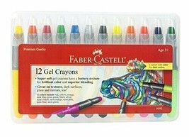 Faber Castell Crayons &amp; Gel Sticks Gel Crayons 12 count (Ages 3+) - £16.56 GBP