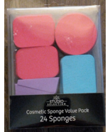 Studio Selection ~ Cosmetic Sponges ~ 24 Sponges In Pack  ~ Multiple Col... - $9.64