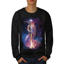 Wellcoda Knight Planet Space Mens Sweatshirt, Cosmos Casual Pullover Jumper - £24.24 GBP+