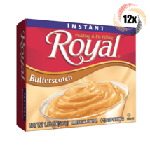 12x Packs Royal Butterscotch Instant Pudding Filling | 4 Servings Each |... - £18.46 GBP