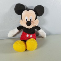 Mickey Mouse Plush Black and Red Disney Stuffed Toy 10&quot; Tall - $9.98