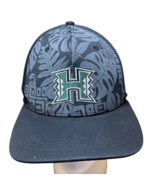 Hawaii University Warriors Monstera Leaf Tropical Ball Cap Hat Baseball ... - £51.19 GBP